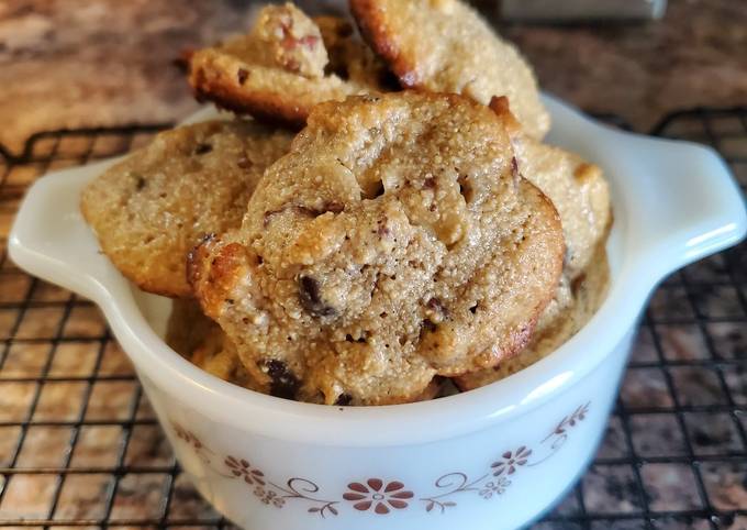 Recipe of Quick Pecan Maple Chocolate Chip Cookies (low Sugar, Grain-Dairy Free)