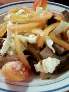 A picture of Grilled Pork Salad.