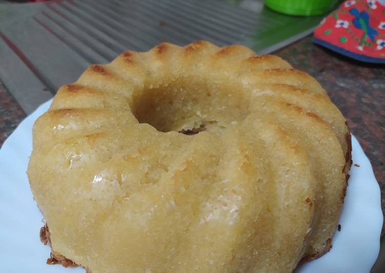 Bizcocho de yogurt de limón casero