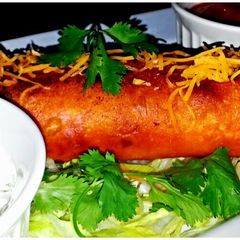 A picture of Mike's Easy Cheesy Fried Burritos.