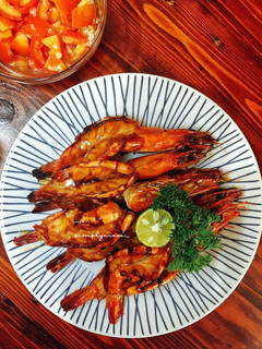Foto resep Udang bakar madu