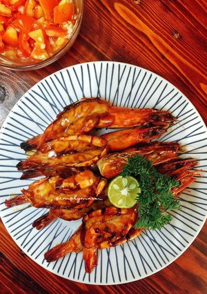 Foto resep Udang bakar madu