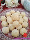 Trufas de chocolate blanco y coco
