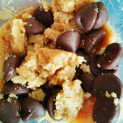 A picture of Healthy Peanut Butter Chocolate Chip Cookie Dough.