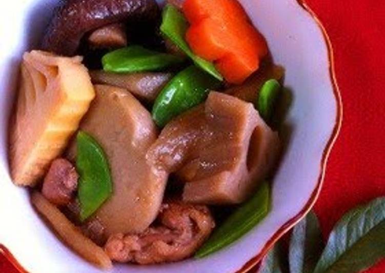 Recipe: Yummy No Mess-Ups! Chikuzen-Ni/Onishime (Japanese Stew) - Perfect For New Years and Picnics