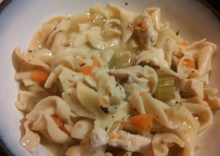 Recipe of Ultimate chicken noodle soup