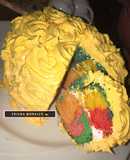 Pastel arcoíris en estufa 🎂🌈😋