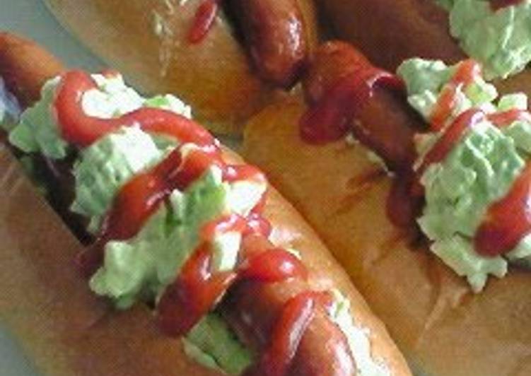 Simple Way to Make Favorite Avocado Hot Dog for Brunch