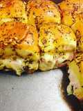 Poppyseed Ham and Cheese Sandwich Rolls/Sliders