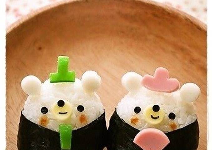 Steps to Prepare Ultimate Japanese Doll Festival Bear Hina Dolls for Bento