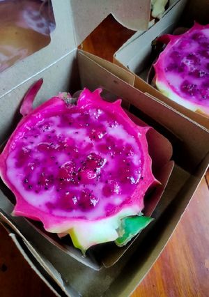 Foto resep Puding Susu Buah Naga