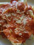 Raviolones de ricota, de verdura y, de yapa, fideos
