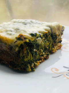 Una foto de Soufflé de acelga