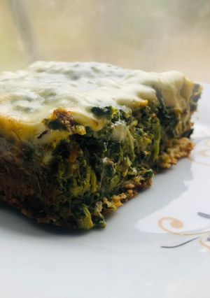 Una foto de Soufflé de acelga