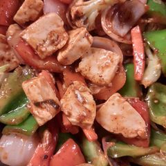 Chilli Paneer Capsicum A picture of Chilli Paneer Capsicum.