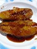 Sanggara Balanda sederhana (Pisang Raja Goreng Caramel)
