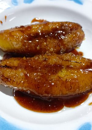 Foto resep Sanggara Balanda sederhana (Pisang Raja Goreng Caramel)