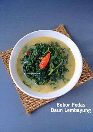 Foto resep Bobor Pedas Daun Lembayung