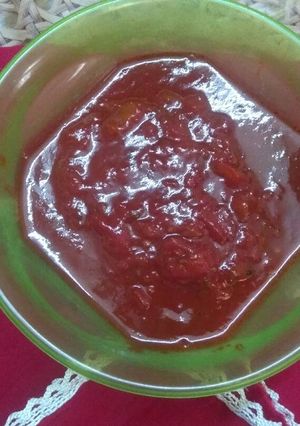 A picture of Tomato Salsa.
