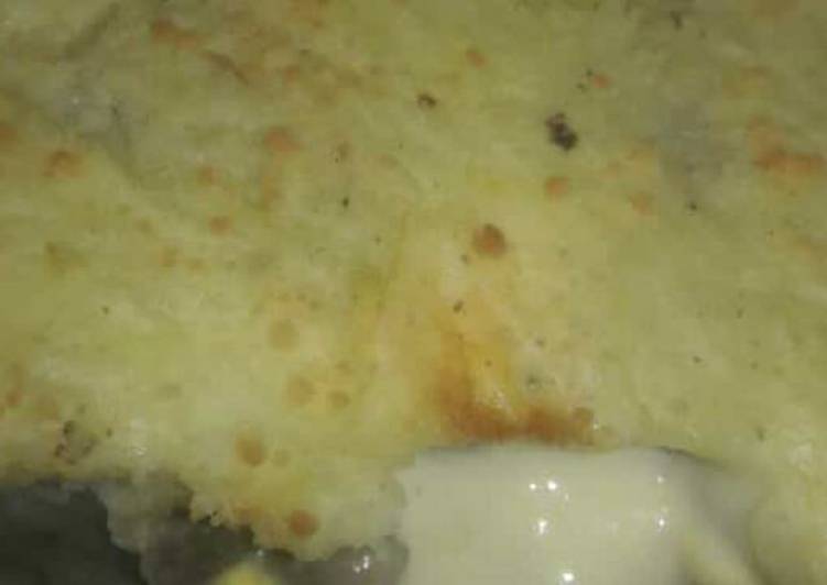 Pastel de papas con carne y queso 😊