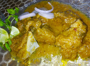 A picture of Mutton Korma.