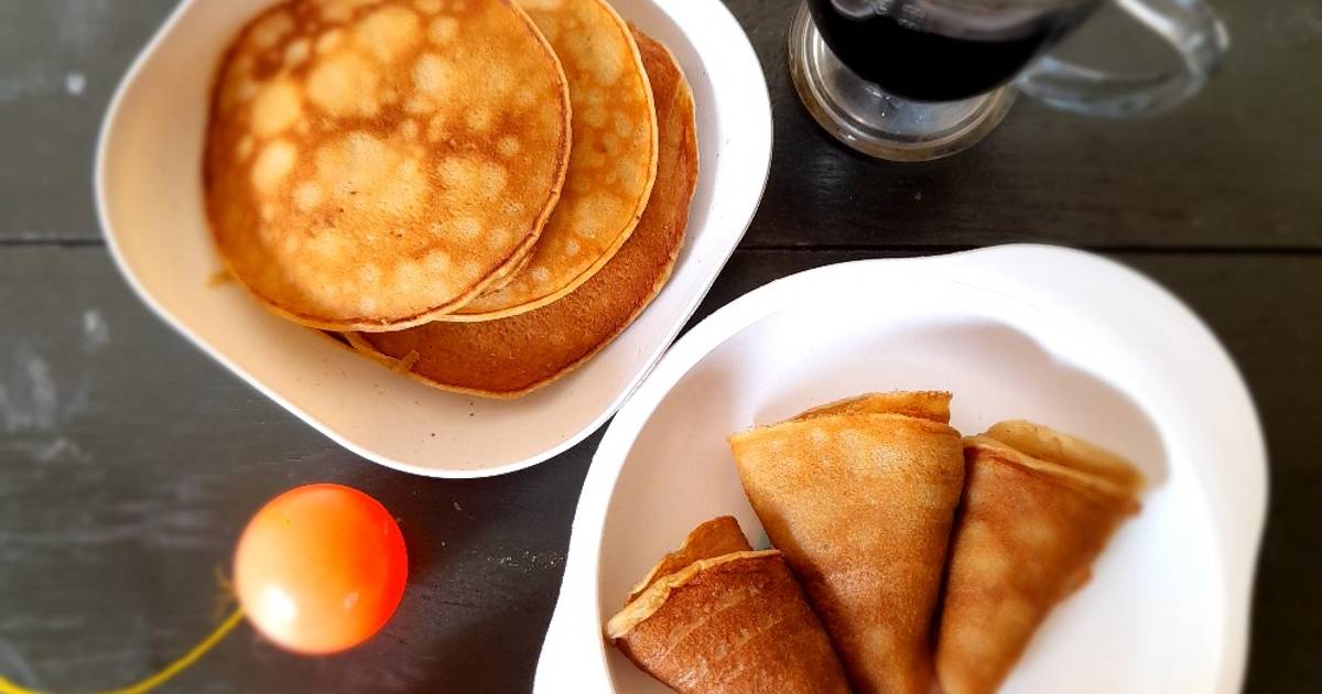 Resep Pancake Pisang Santan Tepung Mocaf Gluten Free oleh Ninik Yanie