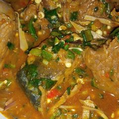 A picture of Ukpaka soup.