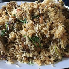Chicken Biriyani (Kerala style) A picture of Chicken Biriyani (Kerala style).