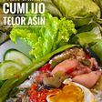 Nasi Bakar Cumi Ijo Telor Asin