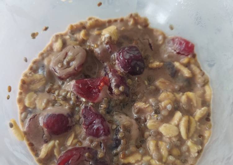 Resep Overnight oats chocolate yang Bisa Manjain Lidah