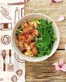 Bún Chả Ram (Vietnamese Spring Rolls with Noodles)