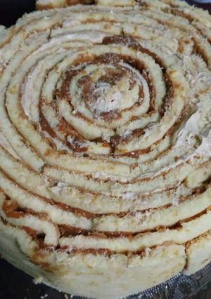 Una foto de Piono con dulce de leche