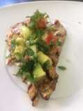Pollo California a la parrilla con aguacate #keto
