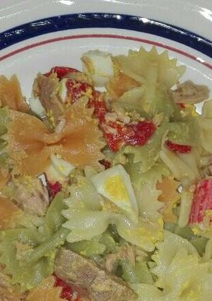 Una foto de Pasta en ensalada