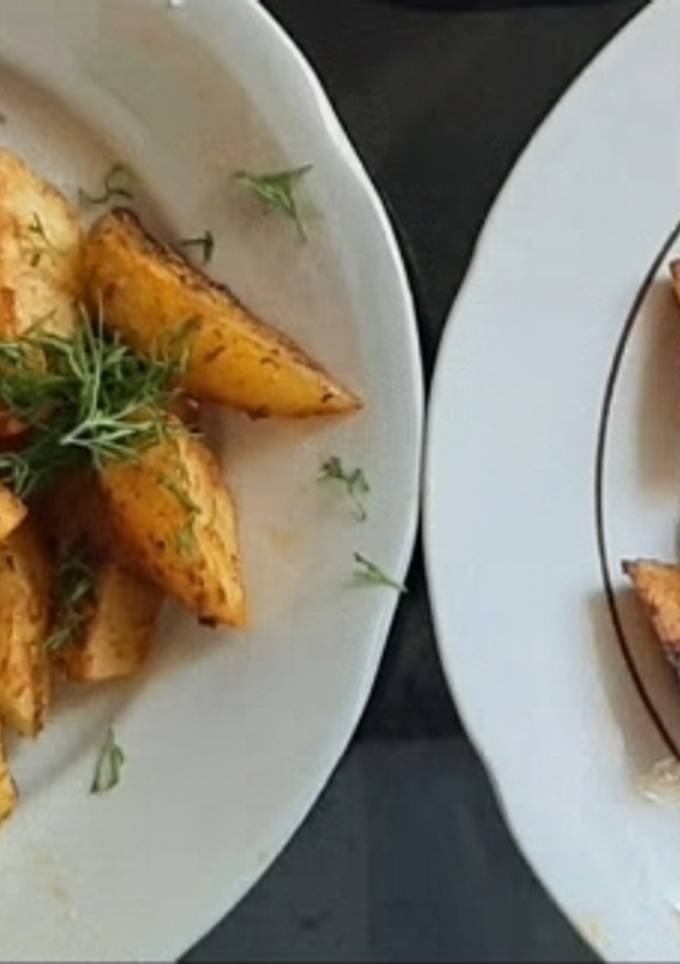 Запечена картопелька🥔