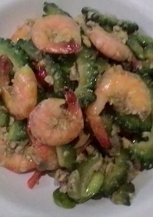 Foto resep Tumis Pare feat Udang