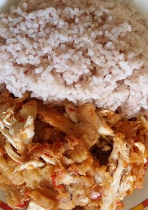 Foto resep Ayam Geprek Nasi Merah Sederhana