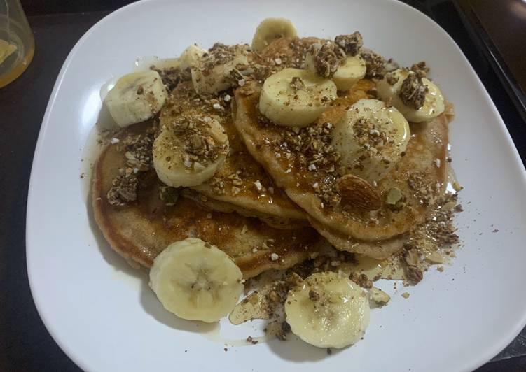 Easy Way to Prepare Tasty Healthy whole wheat pancakes