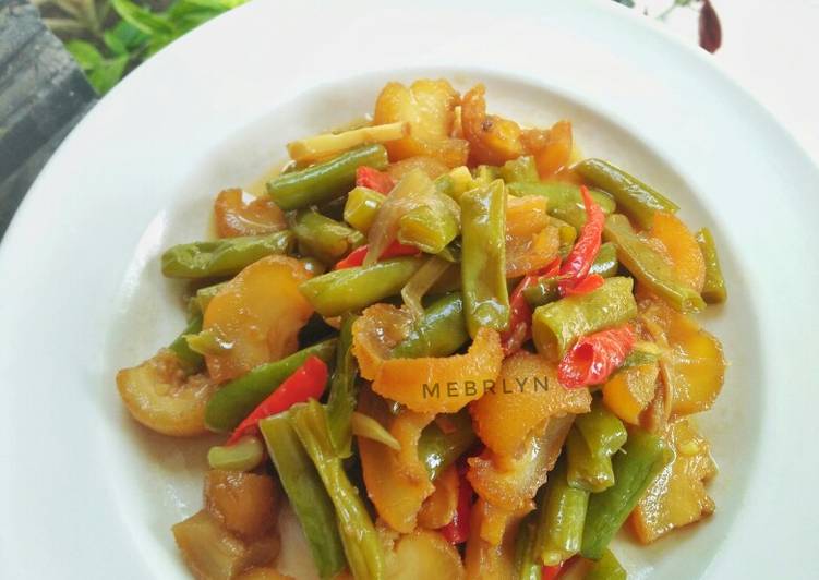 Easiest Way to Cook Delicious Tumis Buncis Kikil