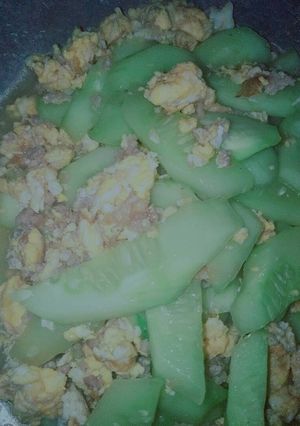 รูปของ แตงกวาผัดไข่