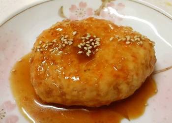 How to Recipe Tasty With Chicken Breast Teriyaki Hamburger Steaks Tsukune Patties