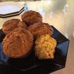 A picture of Cranberry And Carrot Muffins.