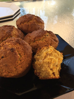 A picture of Cranberry And Carrot Muffins.