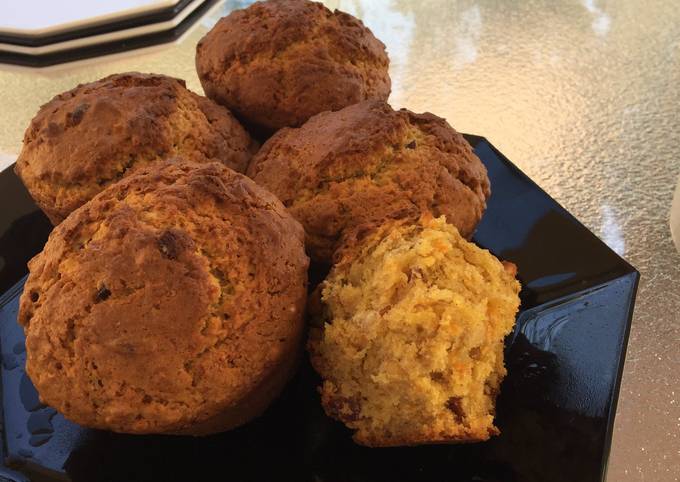 Cranberry And Carrot Muffins