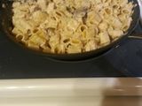 Bacon, Mushroom & Chicken Pasta