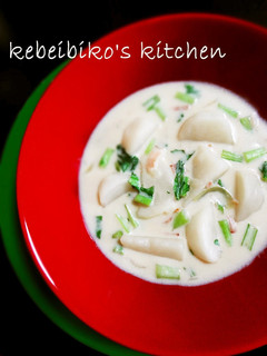 A picture of Pure White Cream Stew with Turnips.