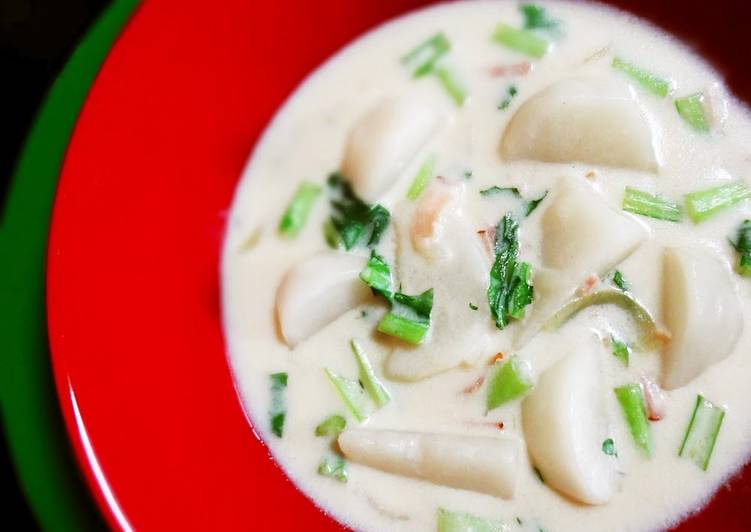 Recipe: Perfect Pure White Cream Stew with Turnips