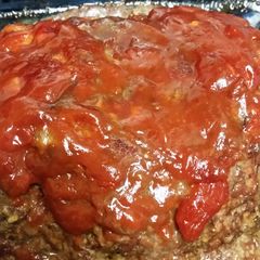 A picture of Grandma's meatloaf.