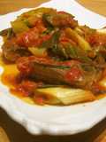 Italian Style with Tomatoes Mackerel Simmered In Tomato and Miso