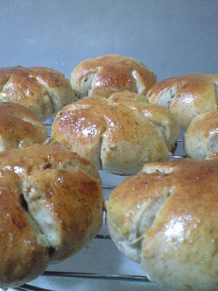 A picture of Walnut Bread Kneaded in a Bread Machine.